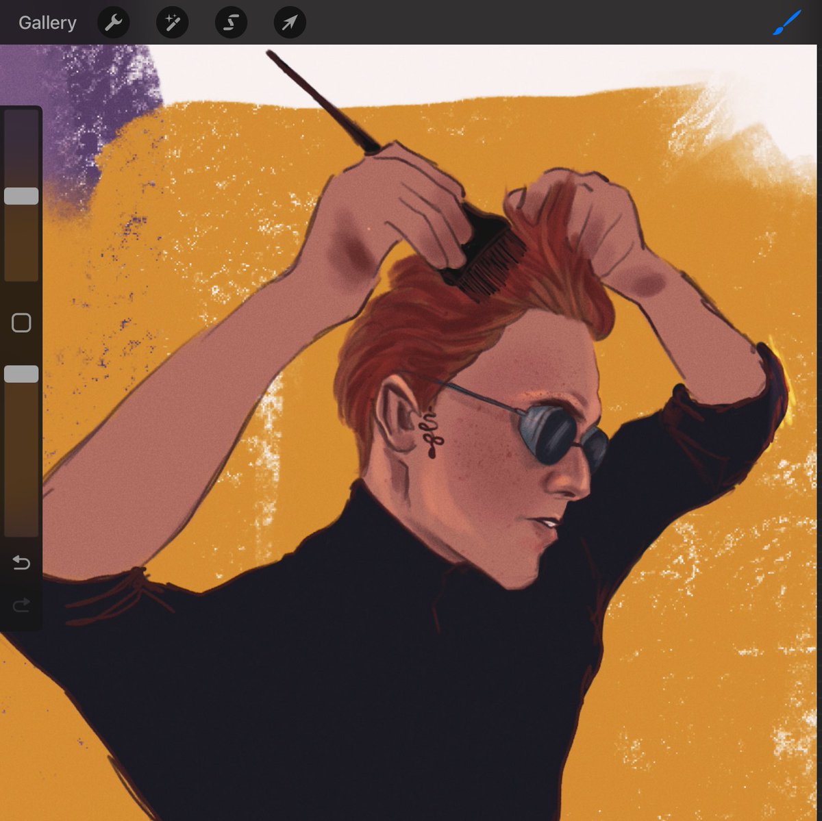 Grl making her hair 💇🏼‍♀️

#GoodOmens #GoodOmens2
