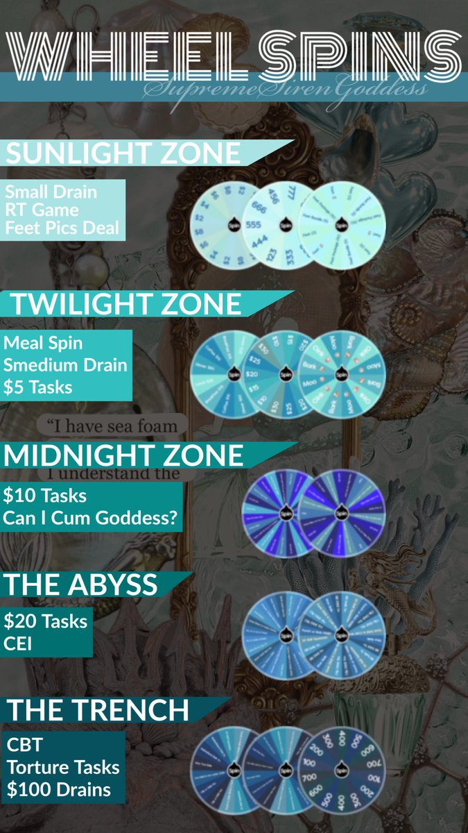 SirenGoddess_'s tweet photo. MENUS, come deep dive into your newest fantasy 🧜‍♀️ https://t.co/cibjiRj8Ll