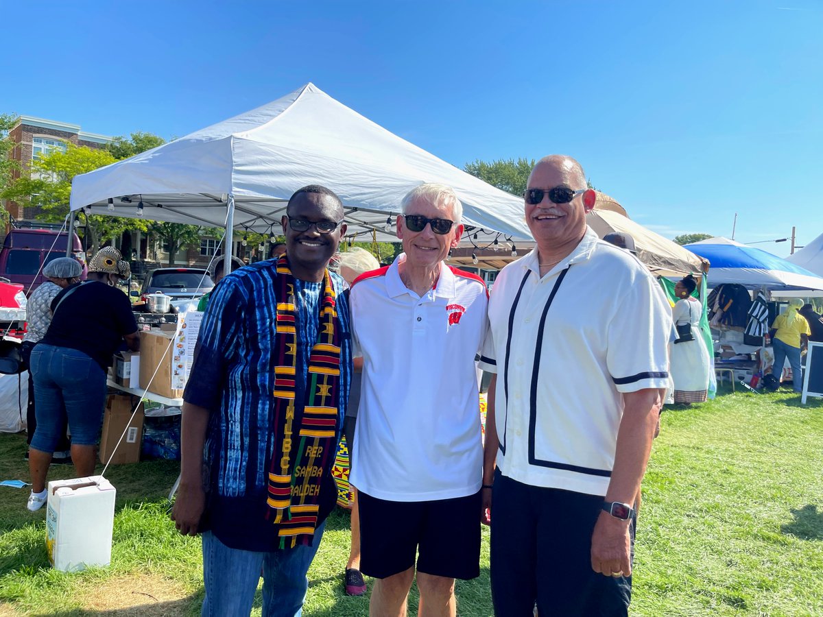 GovEvers's tweet photo. For more than two decades now, Africa Fest has brought together folks from near and far to celebrate African history and culture.

Great to see @RepSambaBaldeh and so many friendly faces at the 24th Annual Africa Fest in Madison! https://t.co/OYHDDbWHF8