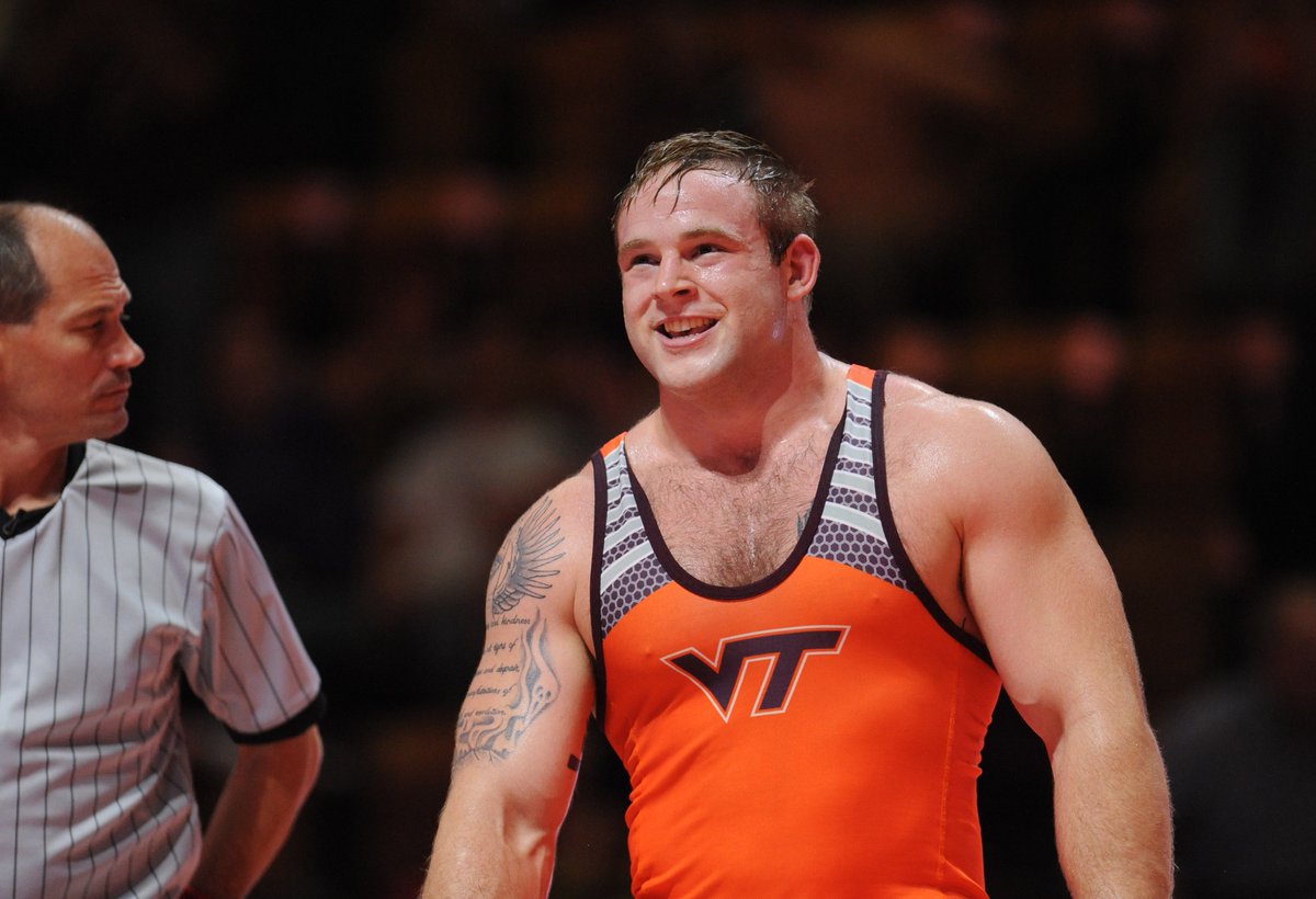 HokiesWrestling's tweet photo. 𝙁𝙤𝙧𝙚𝙫𝙚𝙧 𝙖 𝙃𝙤𝙠𝙞𝙚 🧡

- 3x 🇺🇸
- ACC Champ
- 4x NCAA NQ
- Program’s 1st Trophy Team
- 109 Career Wins
- 3x USA Team Member
- U23 World🥉
- The Greatest HWT in Program History 

Thank you for the memories and congrats on your new chapter. All 🧡@twiggitywalz #Hokies 🦃 https://t.co/pJhEAISSzY