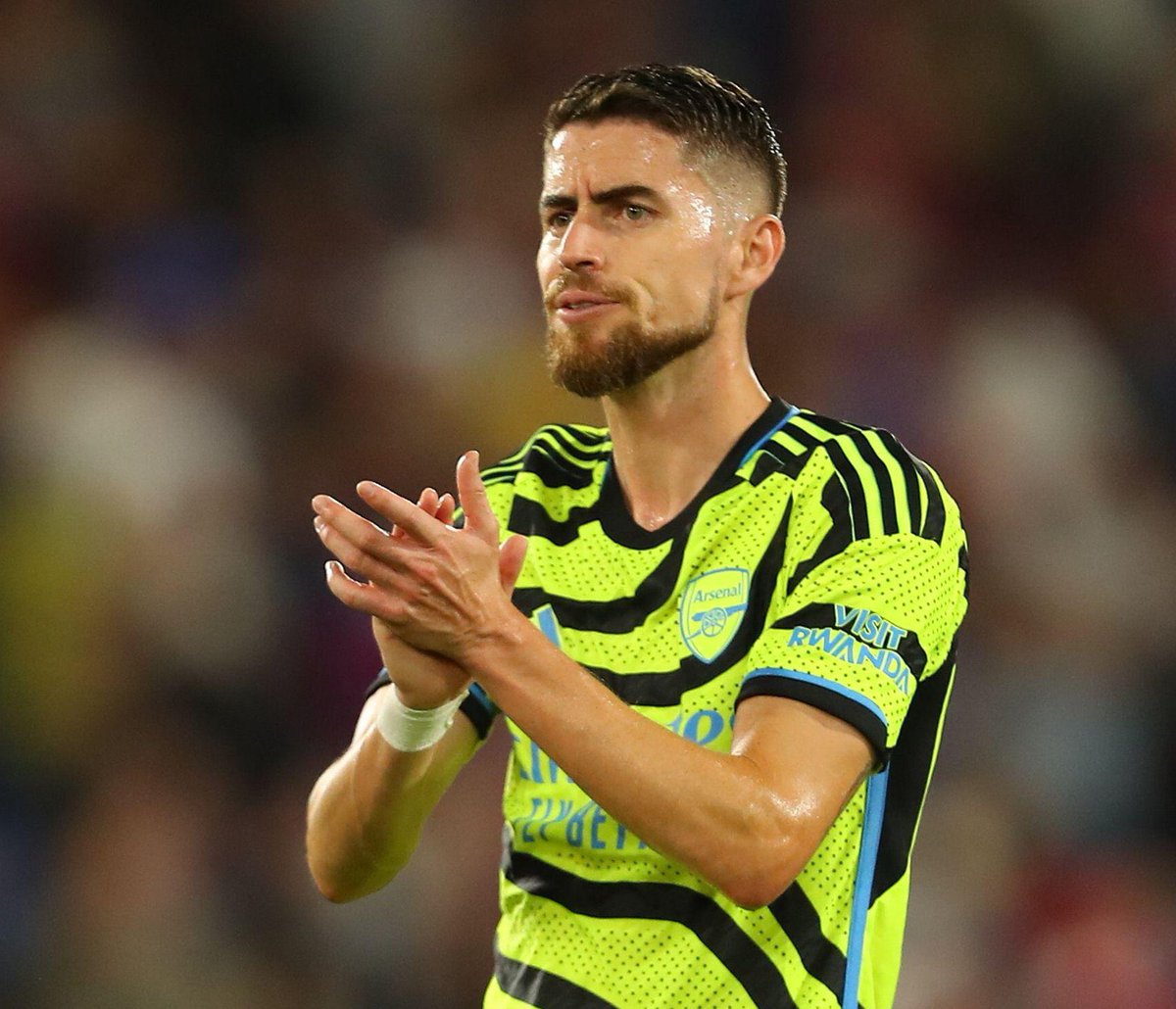 afcstuff's tweet photo. All four Arsenal substitutes maintained 100% pass accuracy after coming on against Crystal Palace tonight:

Jorginho (10/10)
Oleksandr Zinchenko (6/6)
Jakub Kiwior (4/4)
Gabriel Magalhães (1/1)

[@Squawka] #afc https://t.co/dZEOKdBSr3