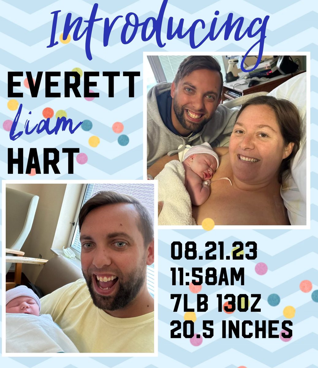 ThePrideOfDC's tweet photo. Mr. And Mrs. Hart have welcomed their 2nd baby boy into the world today! #DCfamily https://t.co/shb4VKF4SR