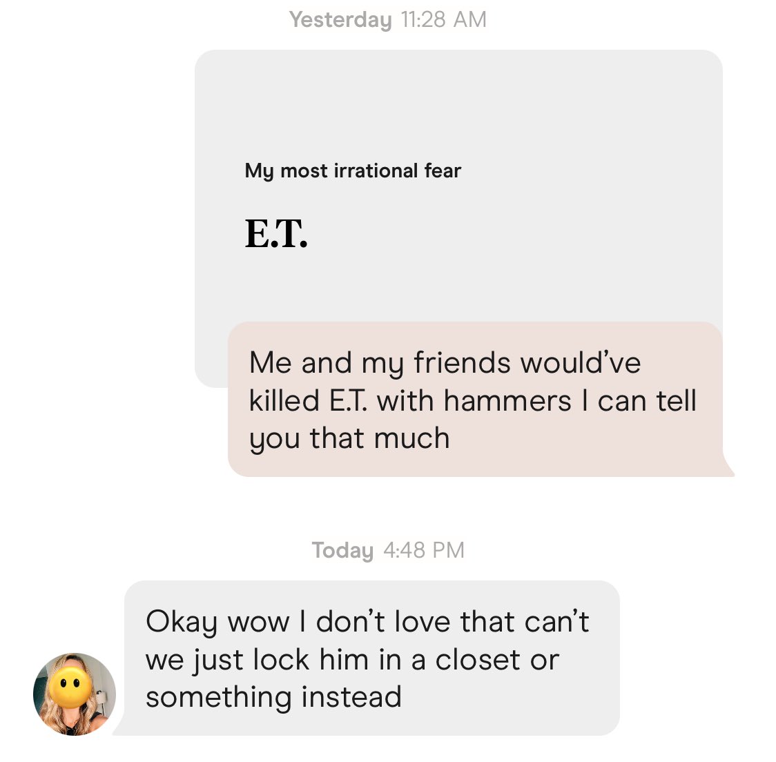 worstmichael's tweet image. may have overestimated how online this person was