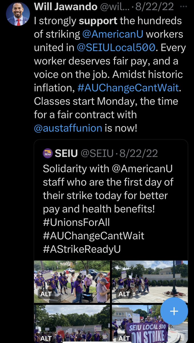 Djp1Me's tweet image. He took the $ from the law firm known for “union busting”, yet, the Chair has cozied up to unions. Go figure.