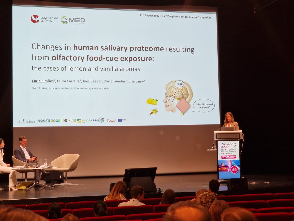 elsa_lamy's tweet photo. Our presentation about the effect of smelling food aromas on salivary proteome #Pangborn2023 https://t.co/89AtX4EiR0