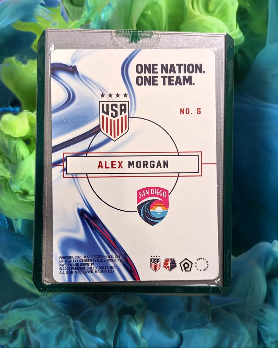 2023 Parkside NWSL One Nation One Team Alex Morgan Cyan Printing Plate /1

#casualcardio #soccer #soccercards #hobby #thehobby #sportscards #collection #psa #psacards #whodoyoucollect #nwsl #uswnt #alexmorgan #fifa #worldcup #parkside #oneofone #printingplate