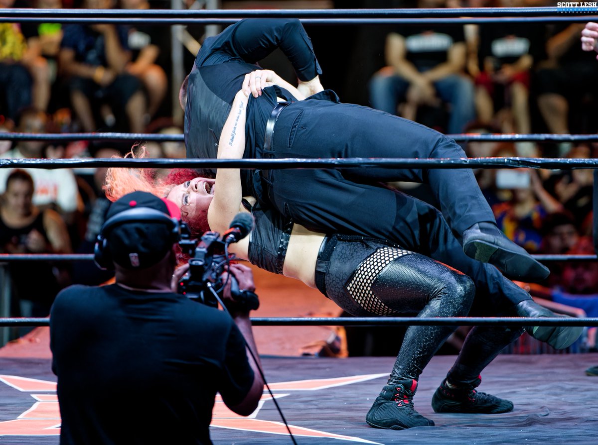ScottLesh724's tweet photo. .@mashaslamovich @HOGwrestling #HighIntensityX https://t.co/ELCivFwxKe