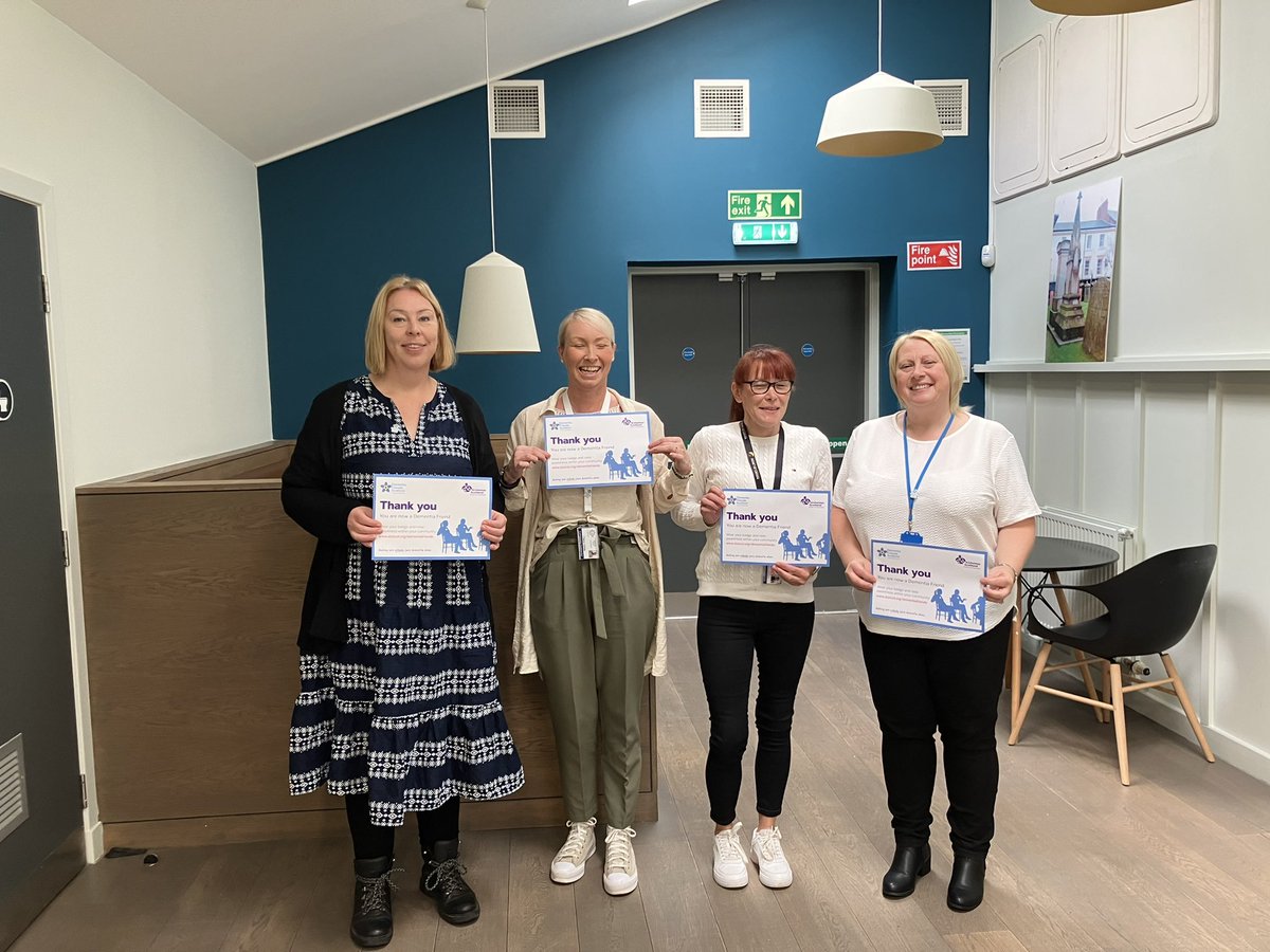 Delighted to deliver Dementia Friends Training to some of our local community connectors! @CVOEastAyrshire @DementiaFriends @alzscot