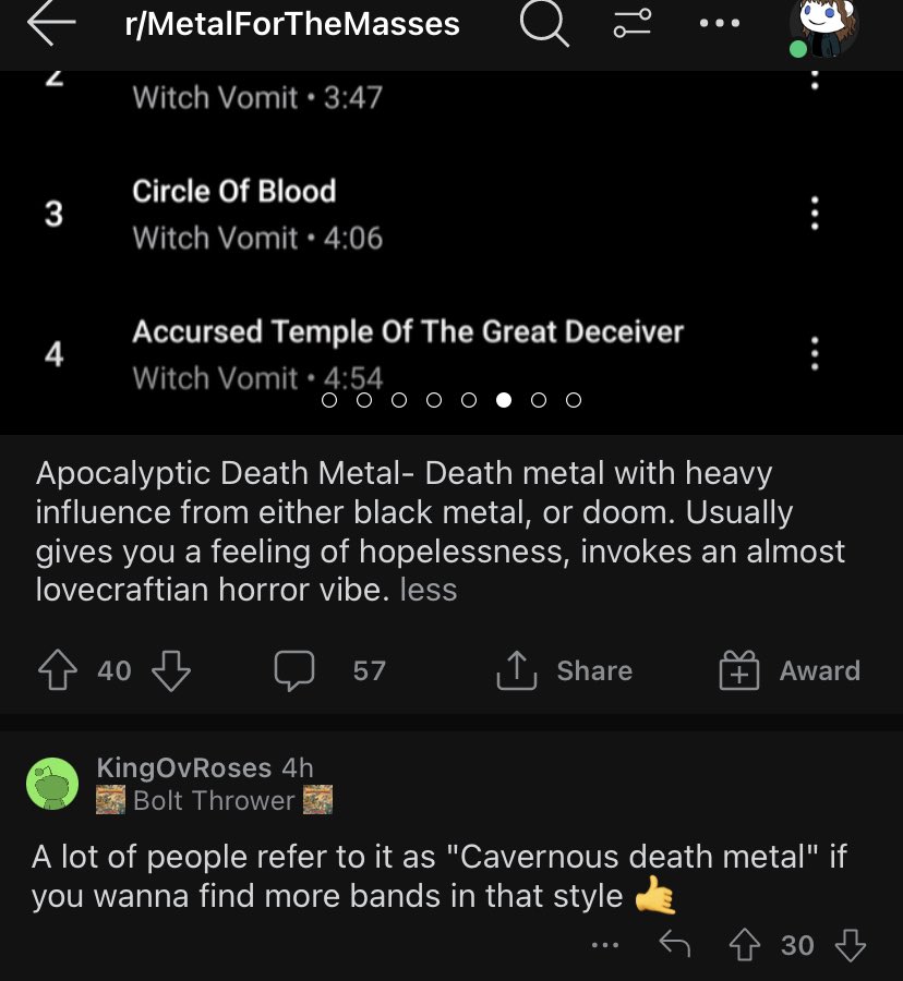 IVE BEEN LOOKING FOR THIS TYPE OF GENRE FOR FOREVER BLESS R/METALFORTHEMASSES