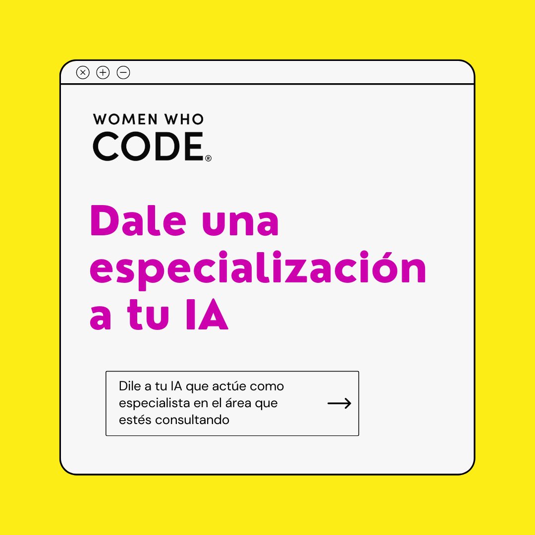 aurorasteamgt's tweet image. "¿Sabes como generar prompts y sacarle el jugo a tu AI?
En este post te mostramos como!
Te recordamos del evento del mes es un evento gratuito, virtual y en español.
🔗Regístrate aquí: meetup.com/women-who-code…
#DiseñoInteligente #IAenFigma #UserTesting
