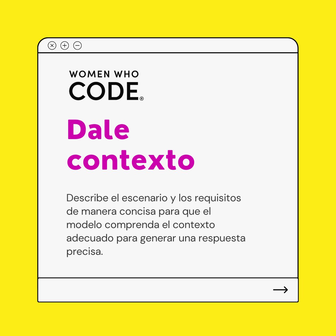 aurorasteamgt's tweet image. "¿Sabes como generar prompts y sacarle el jugo a tu AI?
En este post te mostramos como!
Te recordamos del evento del mes es un evento gratuito, virtual y en español.
🔗Regístrate aquí: meetup.com/women-who-code…
#DiseñoInteligente #IAenFigma #UserTesting