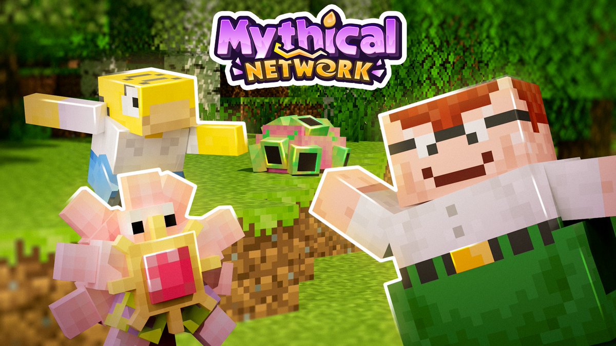 PlayMythicalMC's tweet image. It's almost time! 

The "Meme event" kicks off this Tuesday at 4pm CST &amp;amp; runs through August 26th 12pm CST!

This will be your opportunity to get your hands on Peter Griffin Snorlax, Homer Politoed, Patrick Starmie, Shuckless Shuckle &amp;amp; many more! 

discord.gg/MythicalNetwork