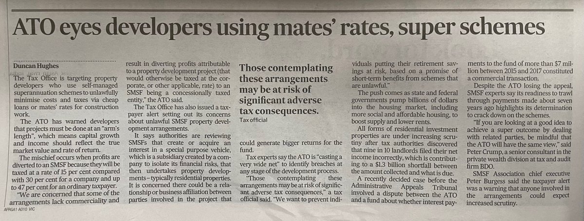 There are lawful SMSF property development arrangements & unlawful ones, so it seems.
Done correctly, it can be a useful arrangement for all parties.
#propertydevelopment #propertydeveloper #property #SMSF #Smsfloans #accountant #advisor #virtualcfo #coach #mentor