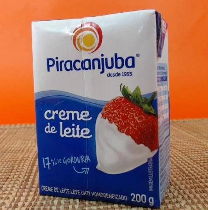 Piracanjuba – Creme de Leite, 200g, 1 unidade