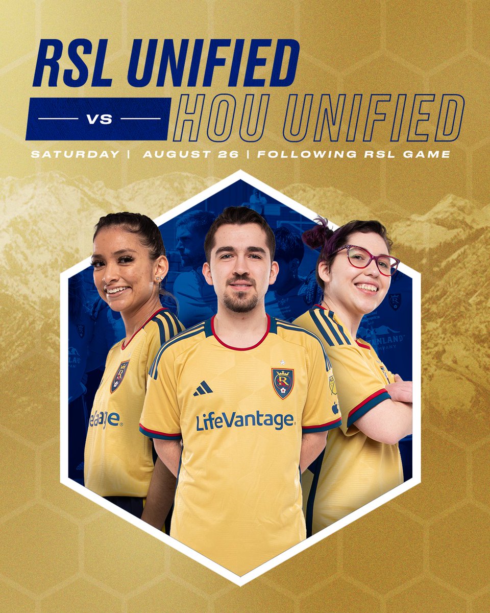 RSLcommunity's tweet photo. Our #RSL Unified Team takes the field after the @realsaltlake game on Saturday.

Be sure to stay after and cheer them on! https://t.co/hgYYRiyzSa