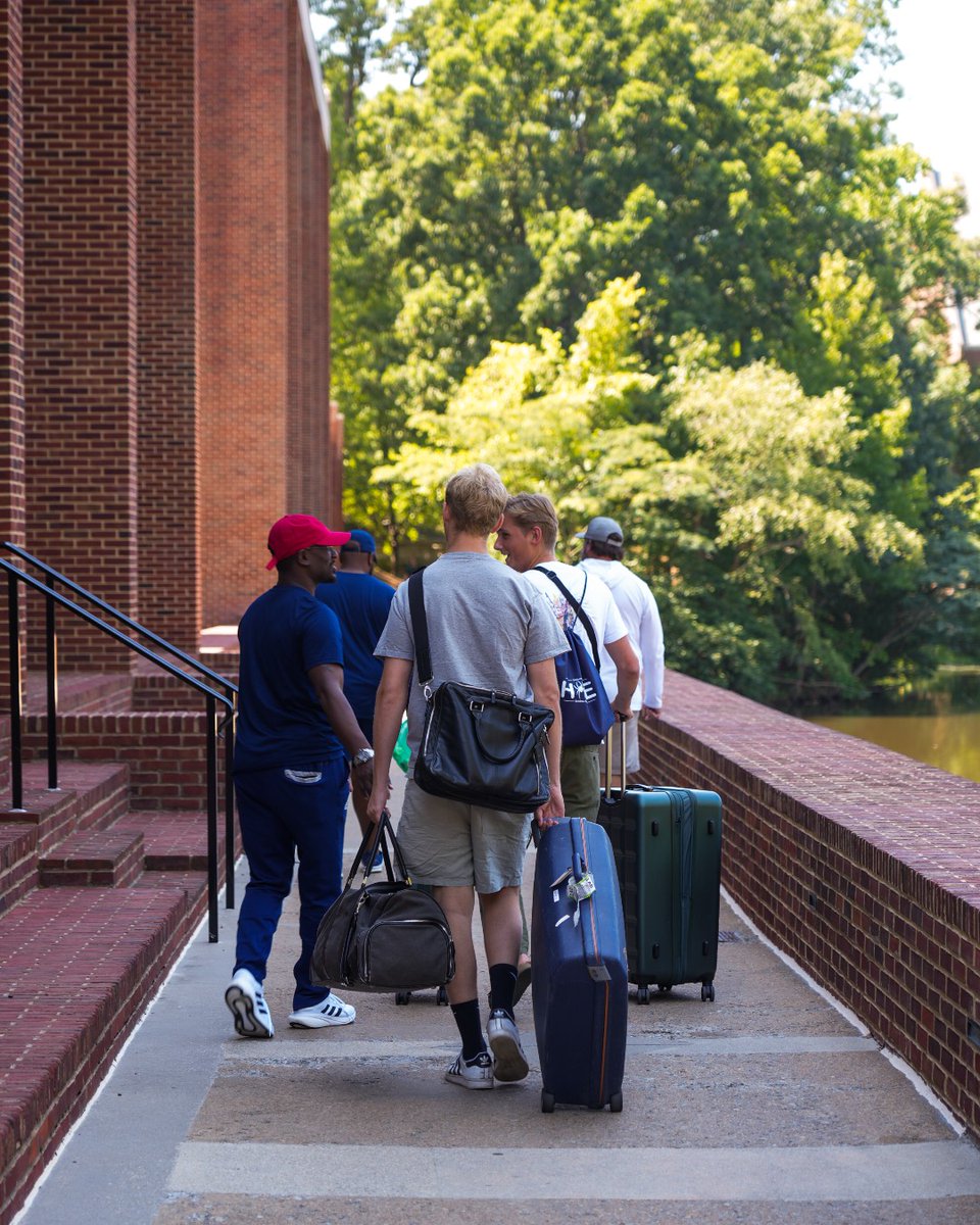 urichmond's tweet photo. It's happening– new Spiders are moving in! By the end of this week, our campus will be full of students again and we'll kick off a new year.  🎉 🕷️  #URichmond https://t.co/8hpCMYQFFv