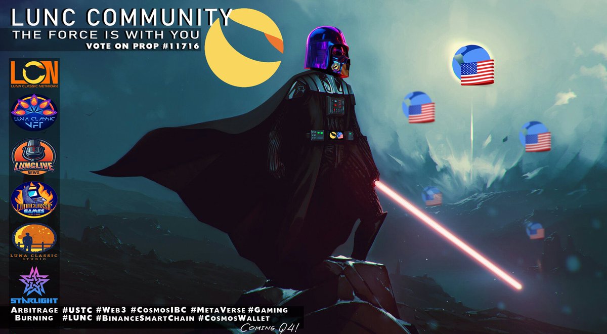 LunaClassicDAO's tweet photo. #LUNCcommunity Developments take patience and are extremely time consuming, the task ahead of a possible #USTC Repeg is a extremely complex task as is something it has never been attempted before… We are on the Verge of history #History as achieving something of this magnitude that requires extensive testing and development that creates a scenario in which makes us (#LUNC) or breaks us… What made Terra Great was a decentralized blockchain model In which (#USTC) played a major factor in Terra’s Ecosystem Economy now is time for us as a Community to be that factor! Approving progress towards a common Goal #Repeg #USTC Forget the factions, forget the characters and focus on the task ahead everyone is a key element into the #Evolution of #LUNACLASSIC 

THE FORCE IS WITH YOU #LUNC

#LuncArmy #LUNCLIVENEWS #Binance #BinanceSmartChain #OKB #LunaClassicNetwork🪐 #Cosmos #CosmosHub #Web3 #STARLIGHT🕹️#Metaverse