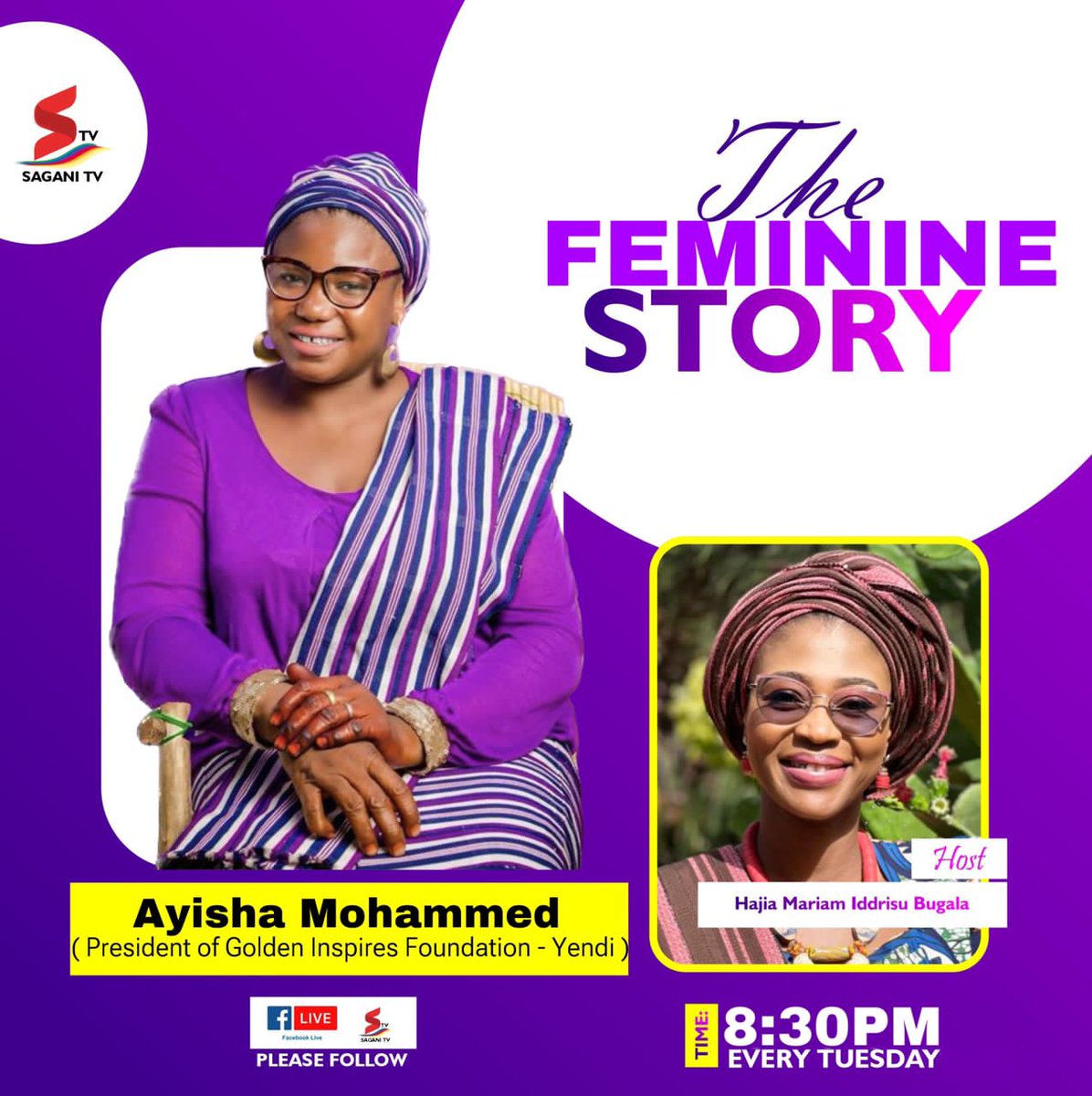Catch us on Sagani TV at 8:30PM 
Tuesday