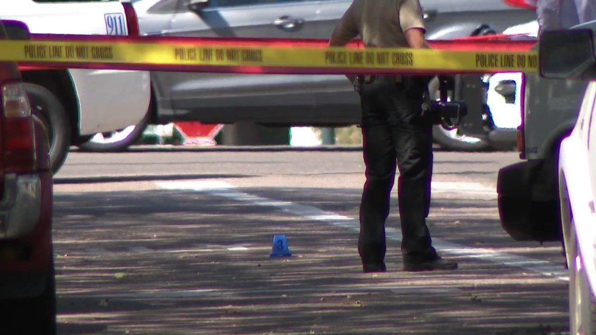 Denver Police investigating double shooting at 17th Ave &amp; Logan Street.