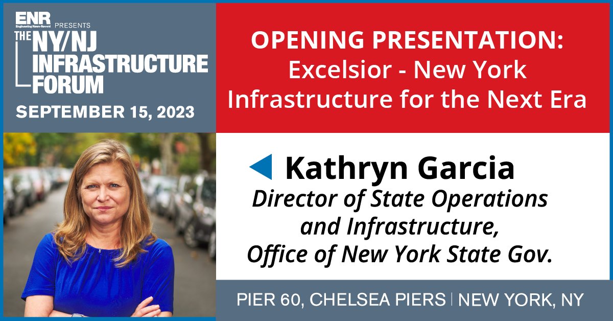 Director Garcia will highlight and share updates on transformative New York State projects at this Year's NY/NJ Infrastructure Forum. 
Register today: brnw.ch/21wBQZL
#nynjifrastrcyureforum #nyinfrastructure #njinfrastrcture #infrastructure #newyorkstate