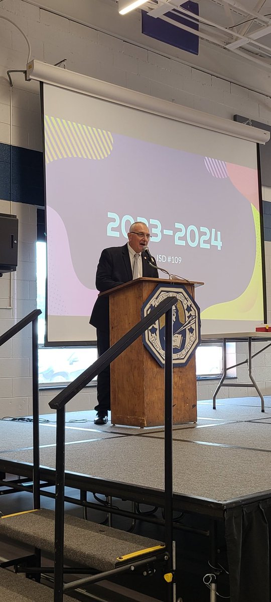 Opening day for our staff!  So excited for the 2023-2024 school year! @isd109 #d109pride