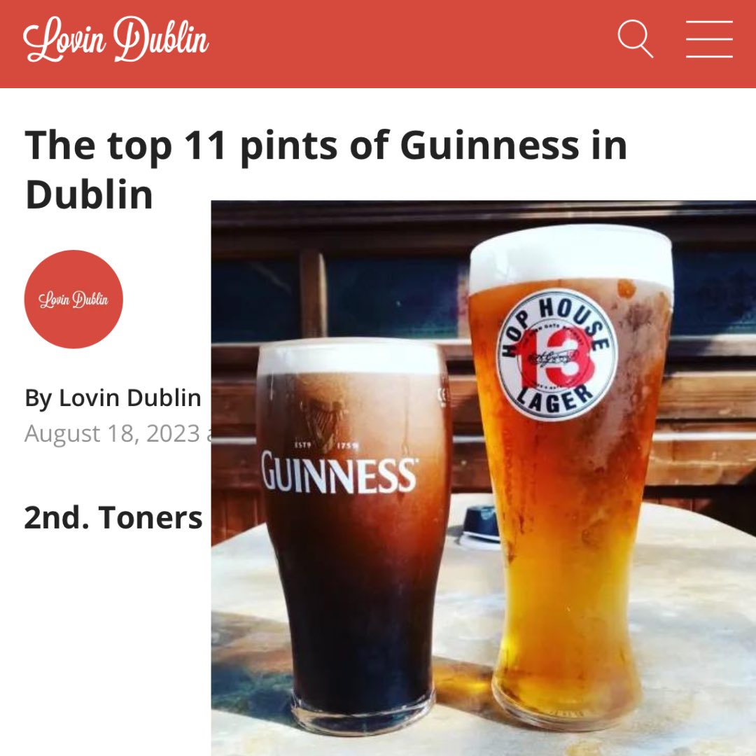 Toners Pub Dublin tweet media
