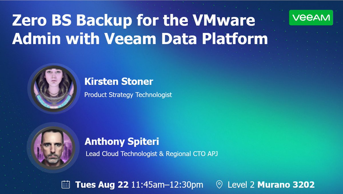 anthonyspiteri's tweet photo. Final prep for our session tomorrow @VMwareExplore
Make sure you join myself and @Kstoner to find out absolutely 100% why the fundamentals of strong backup are key to keeping your business running!
Everything else flows from that!
#ZeroBS #VMwareExplore https://t.co/p18UjykicE