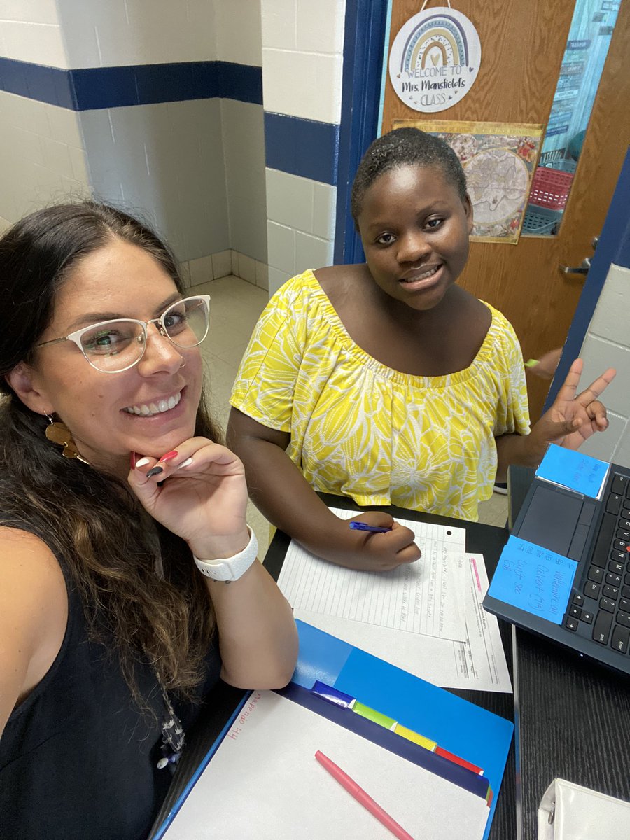 I love a good hallway check &amp; connect!  Capitalize on my time and my student’s time!