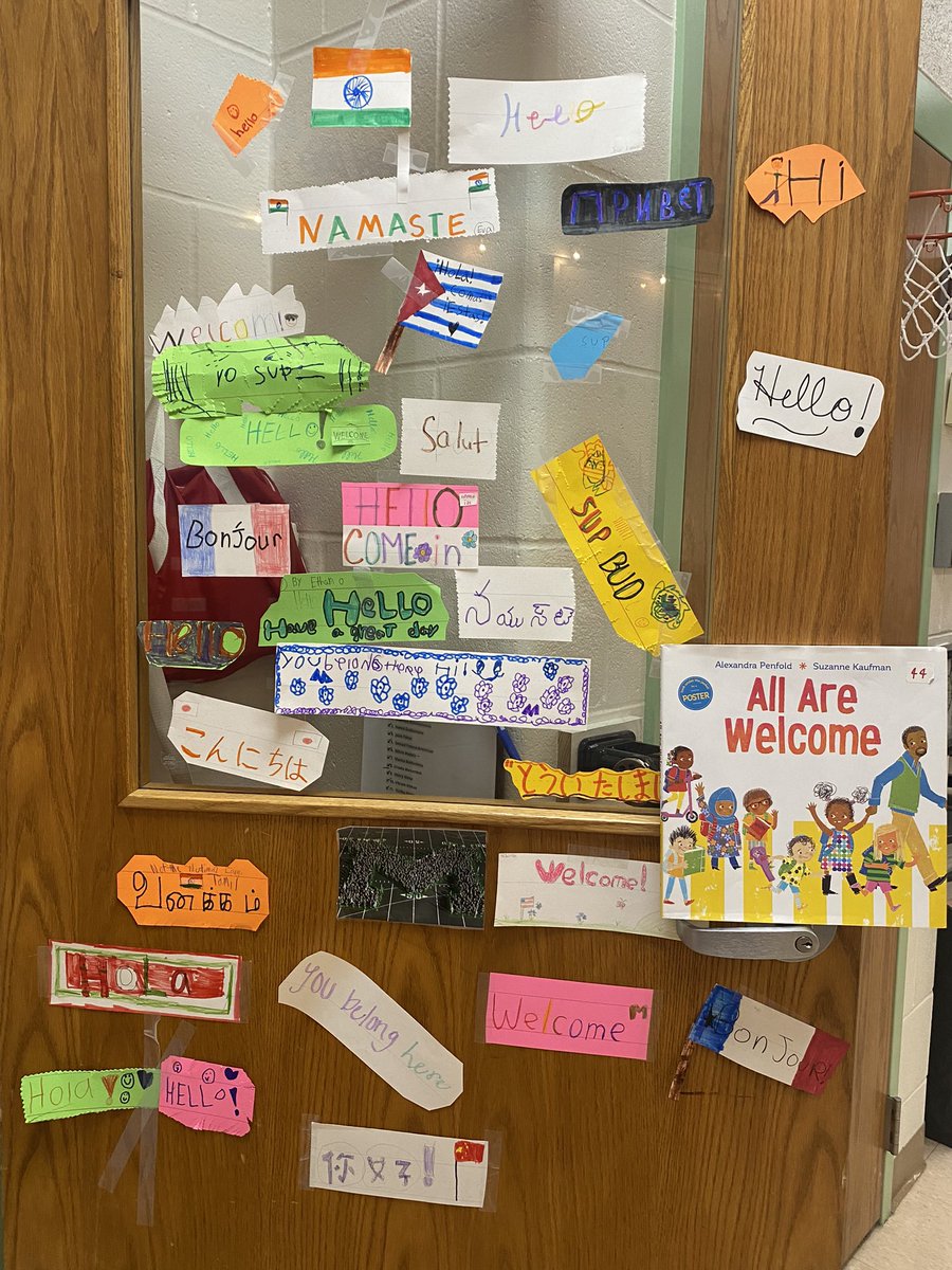 You are ALL welcome in our classroom! 
#kindnessstartswithME
#MasonElementary