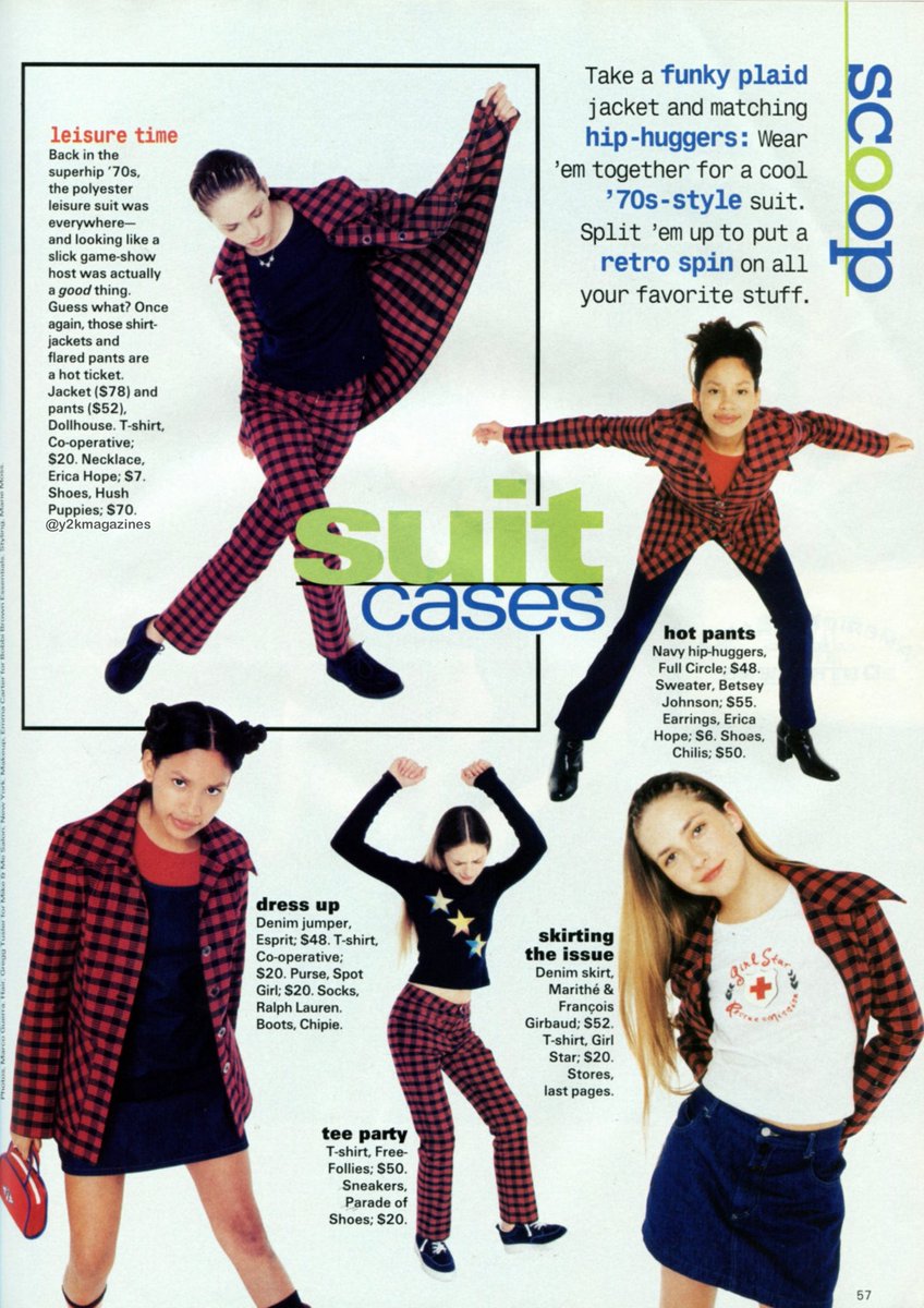 y2kmagazines's tweet photo. Suit Cases (Seventeen, August 1996) https://t.co/UDR0jGsbIp