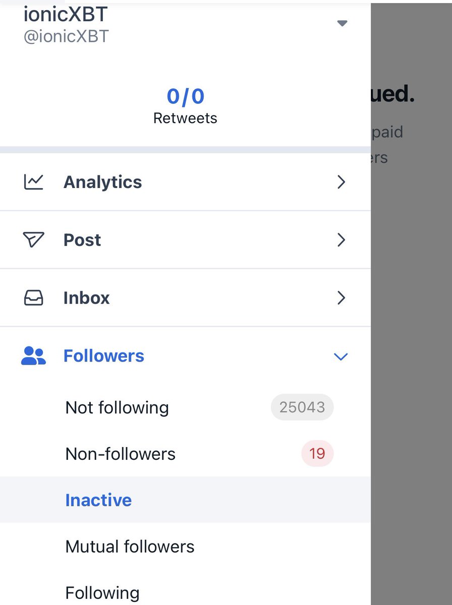 theionicXBT's tweet photo. I’m removing INACTIVE followers again.

They will miss out when we 1000x this #crypto bull run.

Like this tweet to show me your active. https://t.co/bJow7J194h