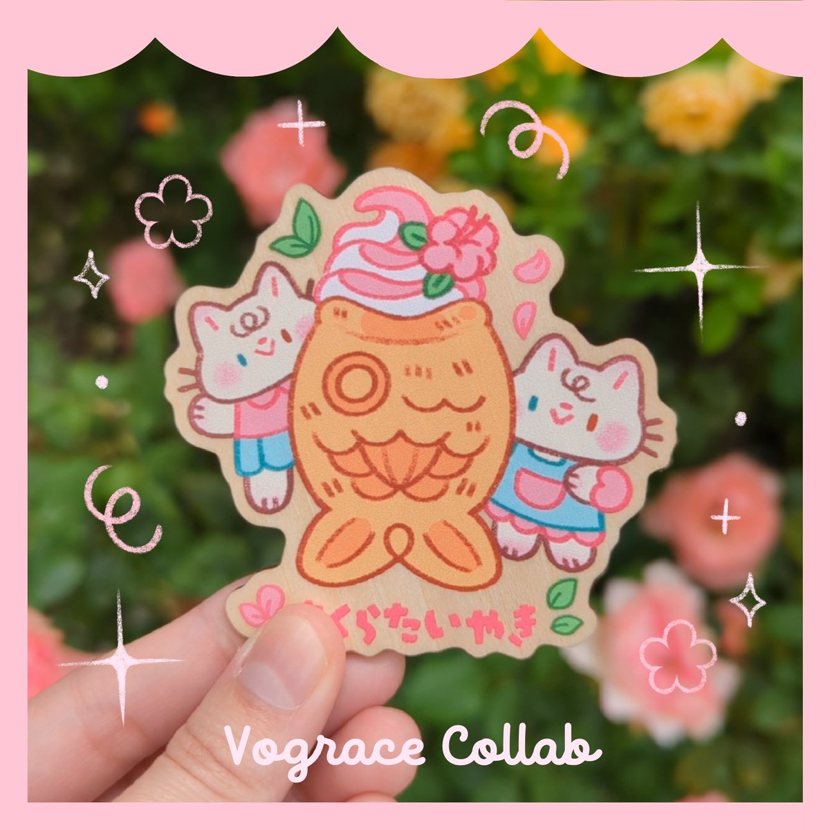 Kukookatt's tweet photo. 🌸Vograce x kukoo.kat 🌸collab + review 
Thank you @vograce_official
 
Vograce always gives the best quality and MOQ flexibility at a very affordable price. I highly recommend them if you want to start creating your own merch. 
#vograce #kawaiiart https://t.co/OooWikvWDH