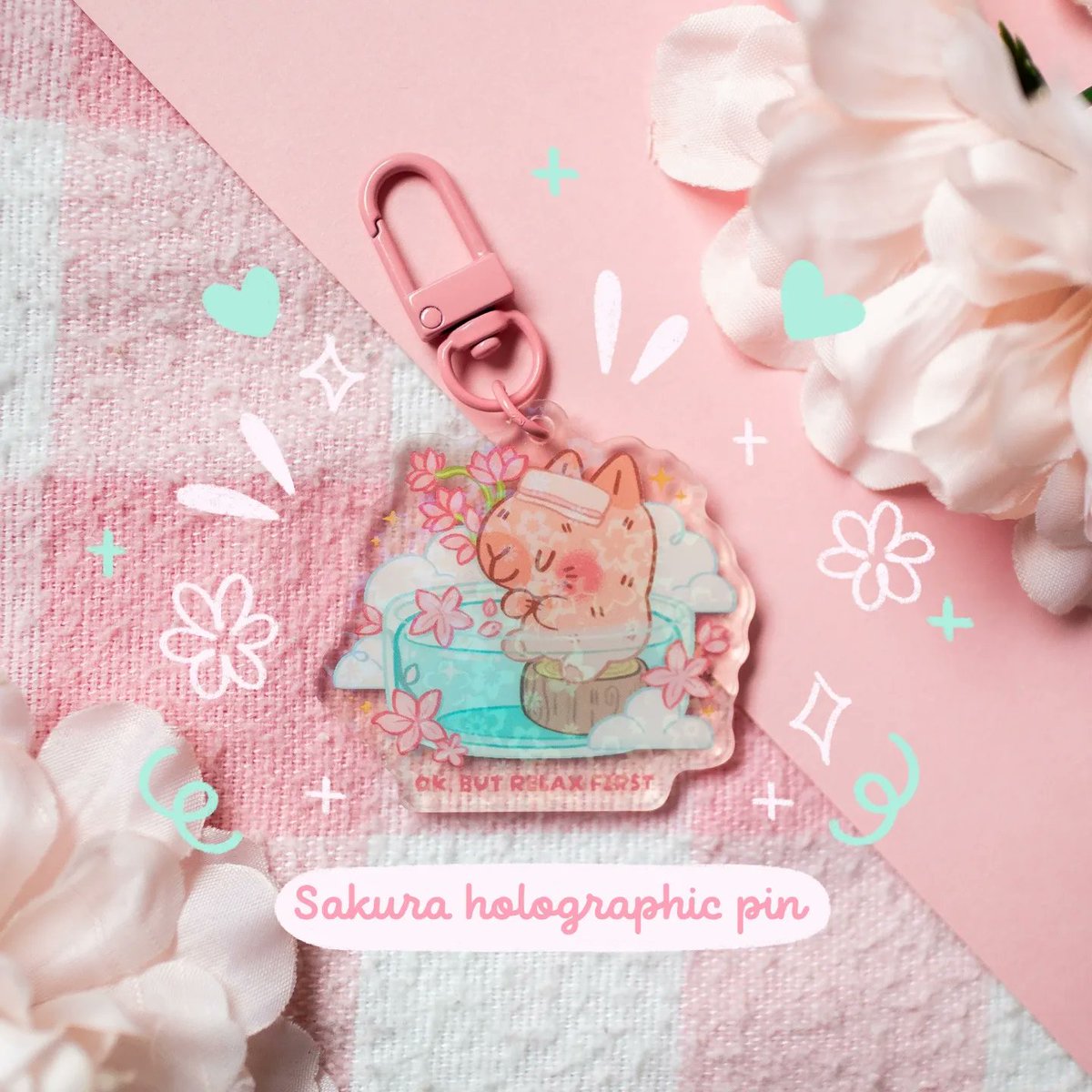 Kukookatt's tweet photo. 🌸Vograce x kukoo.kat 🌸collab + review 
Thank you @vograce_official
 
Vograce always gives the best quality and MOQ flexibility at a very affordable price. I highly recommend them if you want to start creating your own merch. 
#vograce #kawaiiart https://t.co/OooWikvWDH