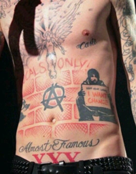 Guess what "Rapper...ish" Got Abs Tattoo