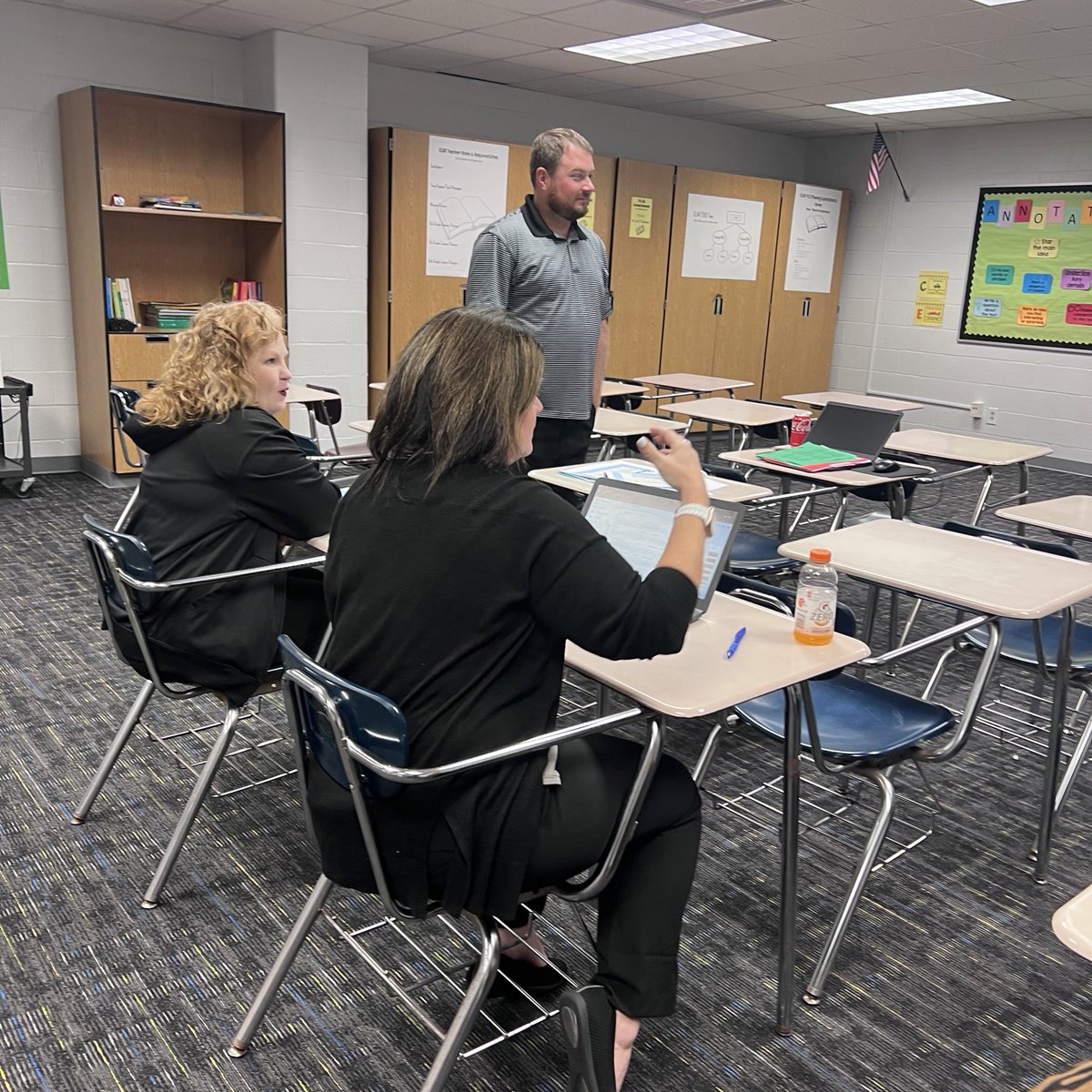 mdboone_edu's tweet image. Shoutout to @AliceJohnsonJrH’s PLC! Today they reviewed 2023 STAAR data &amp;amp; started to look at the questions &amp;amp; question types for their upcoming unit assessments! talk about backwards Planning. I 💙 how the culture of collaboration is already strongly established. #WeAreChannelview