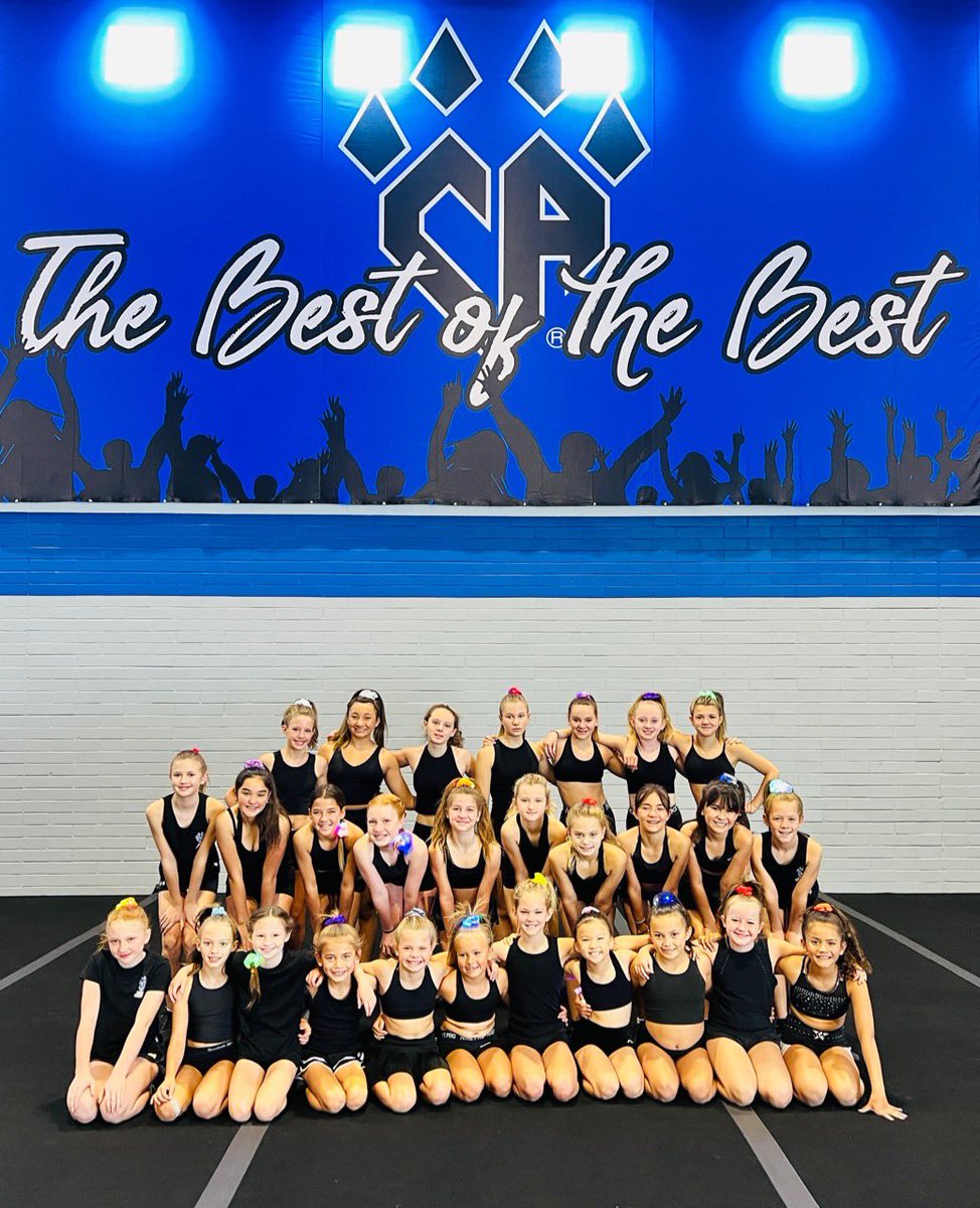 ca_denverco's tweet photo. A great weekend of choreography for our Junior Silver CAtalyst Prep Elite team! They CAn’t wait to show you what they’ve been working on! 🖤💙
#PrepCheer #Claworado #YouBelongHere https://t.co/gfYRsOC7AE