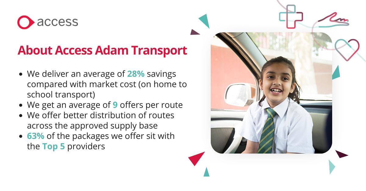 jshrima's tweet photo. Some key information about our Access Adam Transport solution!
Find out more about how this solution can support your needs at https://t.co/ccyWmvulaq
#Transport #HomeToSchoolTransport #Taxi #Commissioning https://t.co/87FdrT5Q3m