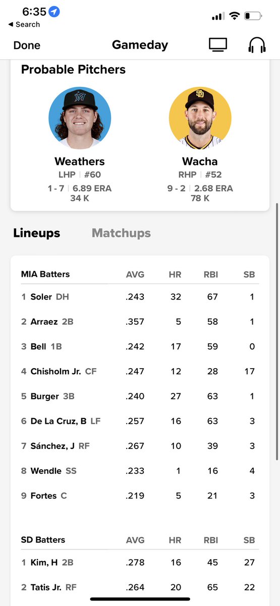 LoudMiamiFan's tweet image. HERE IS TODAYS GAME 1 in SAN DIEGO’s @MARLINS AUTOGRAPHED #BASEBALLCARD LINEUP

RYAN WEATHERS GETS HIS FIRST START ON HIS DAD’S OLD TEAM AGAINST THE TEAM THAT DRAFTED HIM! (YES HE IS PICTURED) 

#MAKEITMIAMI 
#BEATSANDIEGO 
#LETSGETLOUDER 

#JUSTKEEPSWIMMING
@CardPurchaser