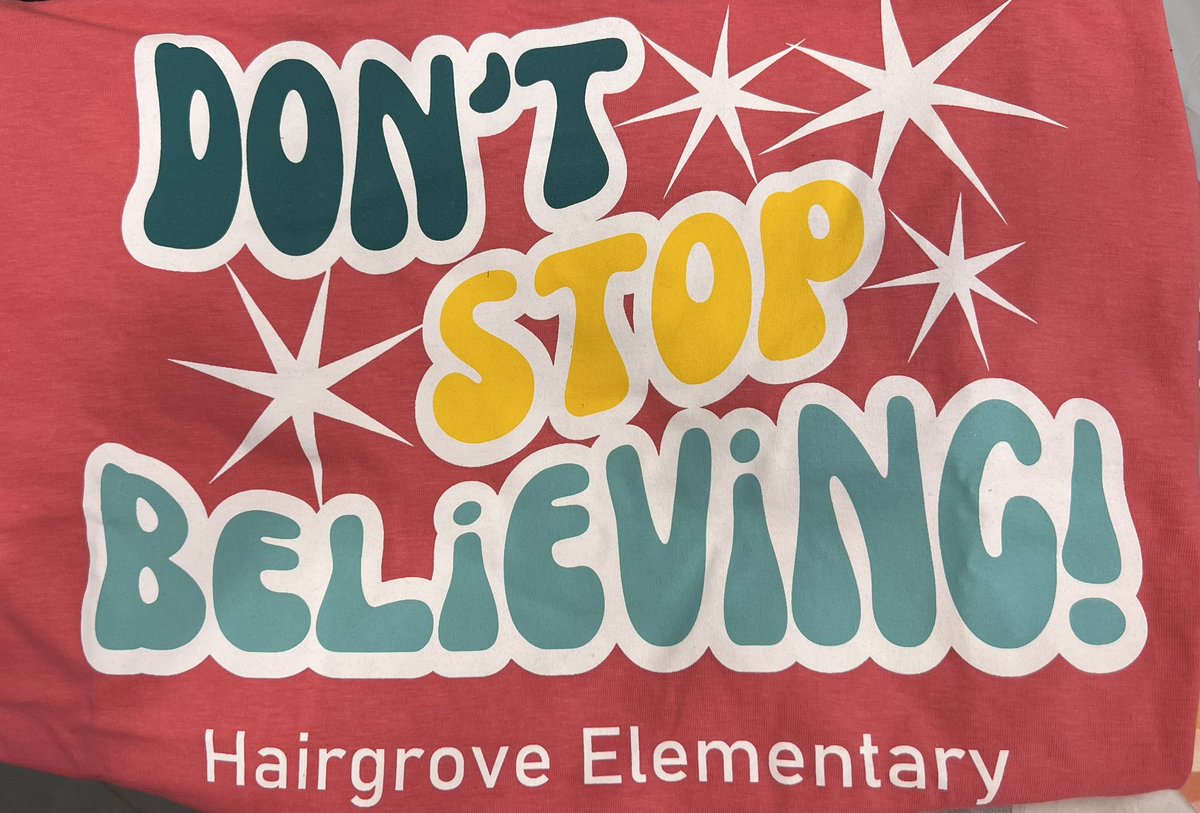 Starting off another year at the best school ever! @HairgroveCFISD #hairgrovewave #dontstopbelieving #3rdgraderocks