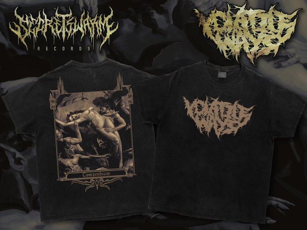 Compendium LP is on sale now from Secret Swarm Records along with a new shirt pre-order + full streaming on all platforms 🐝 

This is a USA based store that ships worldwide. Australia we will have a limited number of vinyl available once pressing is completed ✨️

Link in bio.