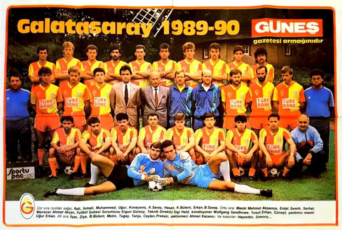 Galatasaray 1989-1990 posteri