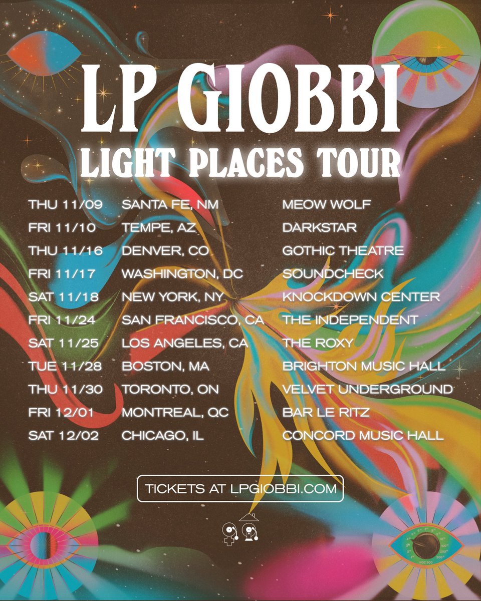 Excited to announce my Light Places tour coming this November 💡 RSVP below to receive the password for the artist presale which begins Wednesday at 10am local Really looking forward to sharing this with you 🌅 laylo.com/lpgiobbi/m/lp-…