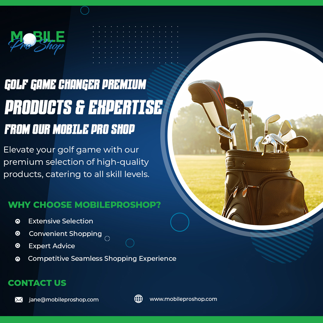 MobileProShopTN's tweet image. Golf Game Changer  Premium Products &amp;amp; Expertise from Our Mobile Pro Shop
#Mobileproshop #GolfElevation #PremiumGolfGear #ExpertGuidance #MobileProShop #GolfGameChanger #MaximizePotential #GolfExcellence #ProLevelPlay #ElevateYourGame #TrustedGolfBrands