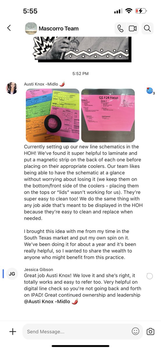 jgib24's tweet photo. Such a great tool to use, especially with digital line check! @KnoxAusti is such a powerful and knowledgeable leader! Always making us better every shift! @Chilis @Roymascorros @JBarraza6 https://t.co/vP9sphKWf2