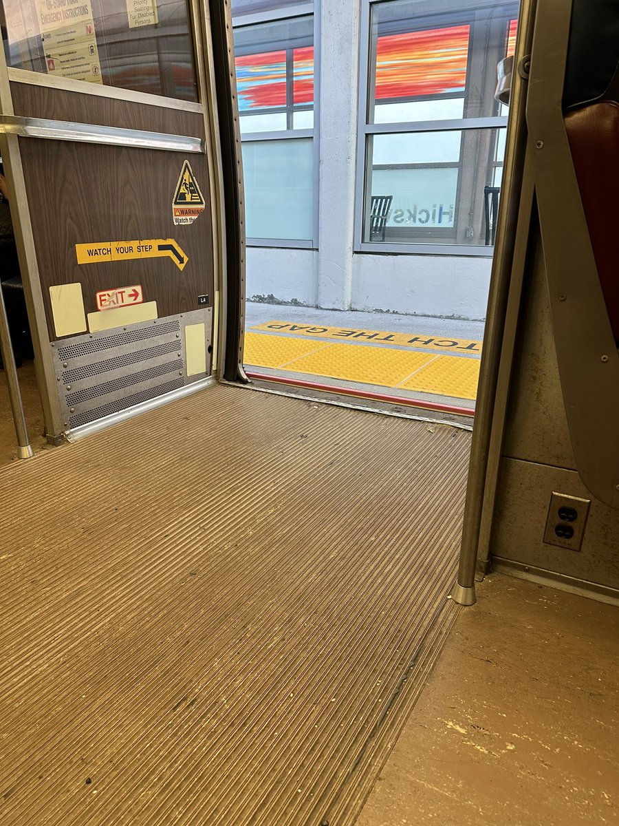 The <a href="/LIRR/">LIRR</a> continues to run these jankity old trains from the 80s that continuously break down. The doors have been stuck open for 20 minutes. #GoingNowhereFast