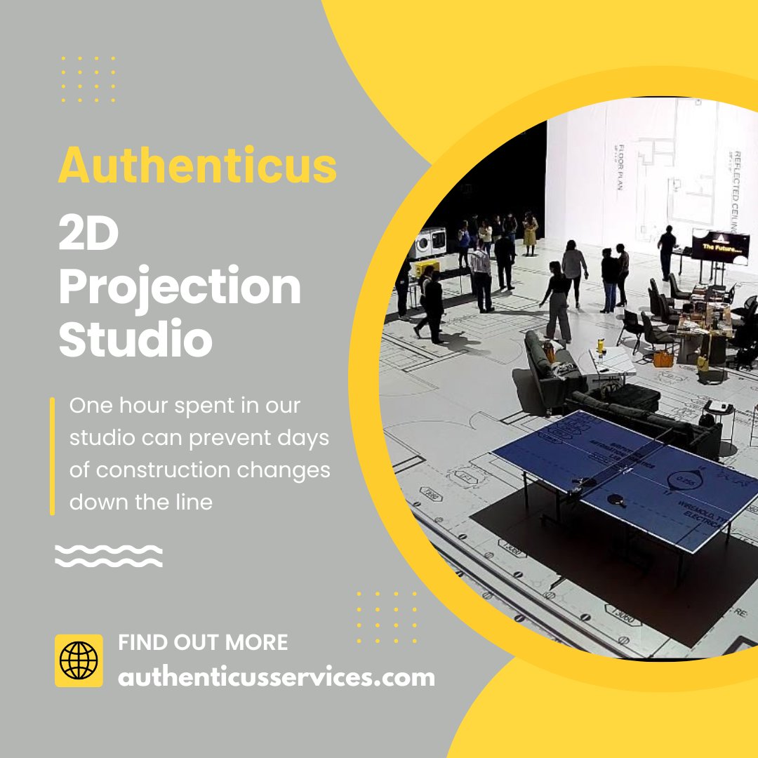 Walk through your floor plans at true scale in our 2D Projection Studio and prevent days of construction changes down the line! 
🌐 authenticusservices.com
#texashomebuilder #texasarchitect  #authenticatetheplan #authenticus #constructiondesign