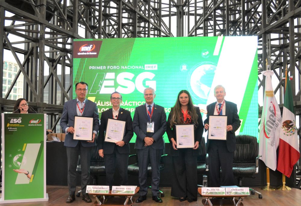 Panel “Intermediación ESG Clave para Desarrollo del Capitalismo Social” en el Primer Foro Nacional IMEF #ESG: foroesg.imef.org.mx