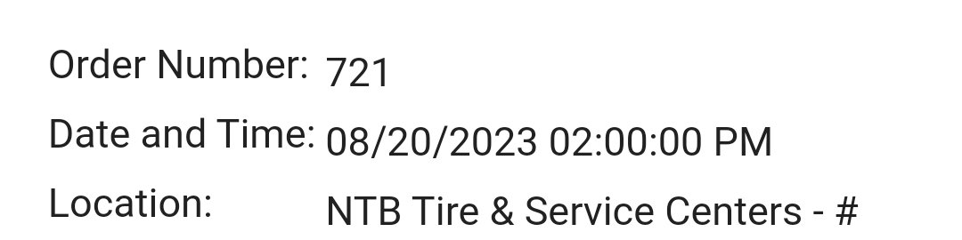 UlsterSpring's tweet photo. @NTB please tell me how I had a confirmed appointment for 2:00 PM yesterday, at a location that doesn't even open on Sundays? https://t.co/mrNJ87dCa1