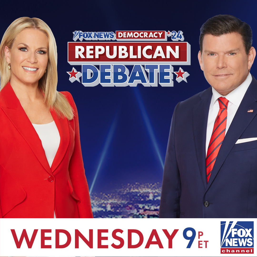 #DEMOCRACY24: Watch the first Republican presidential primary debate of the 2024 election season on Wednesday, starting at 9p ET only on Fox News Channel.