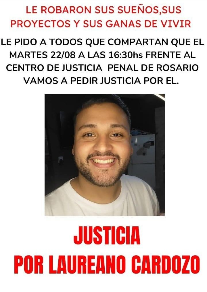 Rosariociudadok's tweet photo. Martes 22/08 16:30hs 
frente al Centro de Justicia Penal de Rosario https://t.co/eZfpyjkr9x